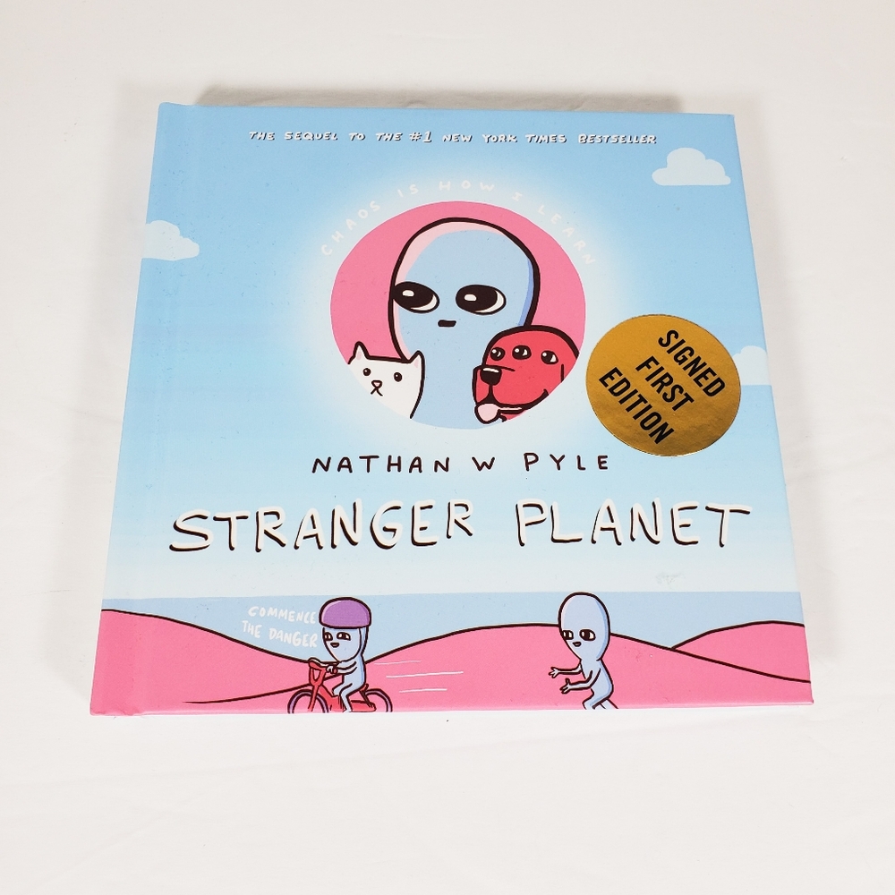 Signed Nathan W Pyle Stranger Planet Autographed First Edition Book NEW